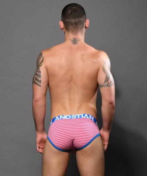 Candy Stripe Brief w/ Almost Naked